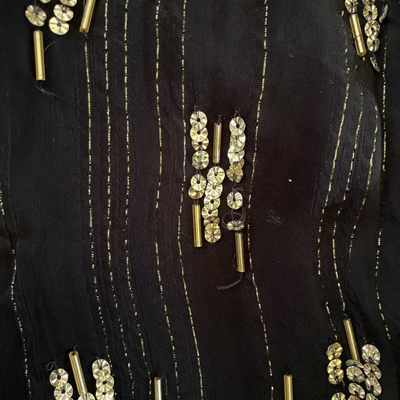 New Free People✨Shine For You Sequin Mini Skirt - Black - Picture 6 of 7